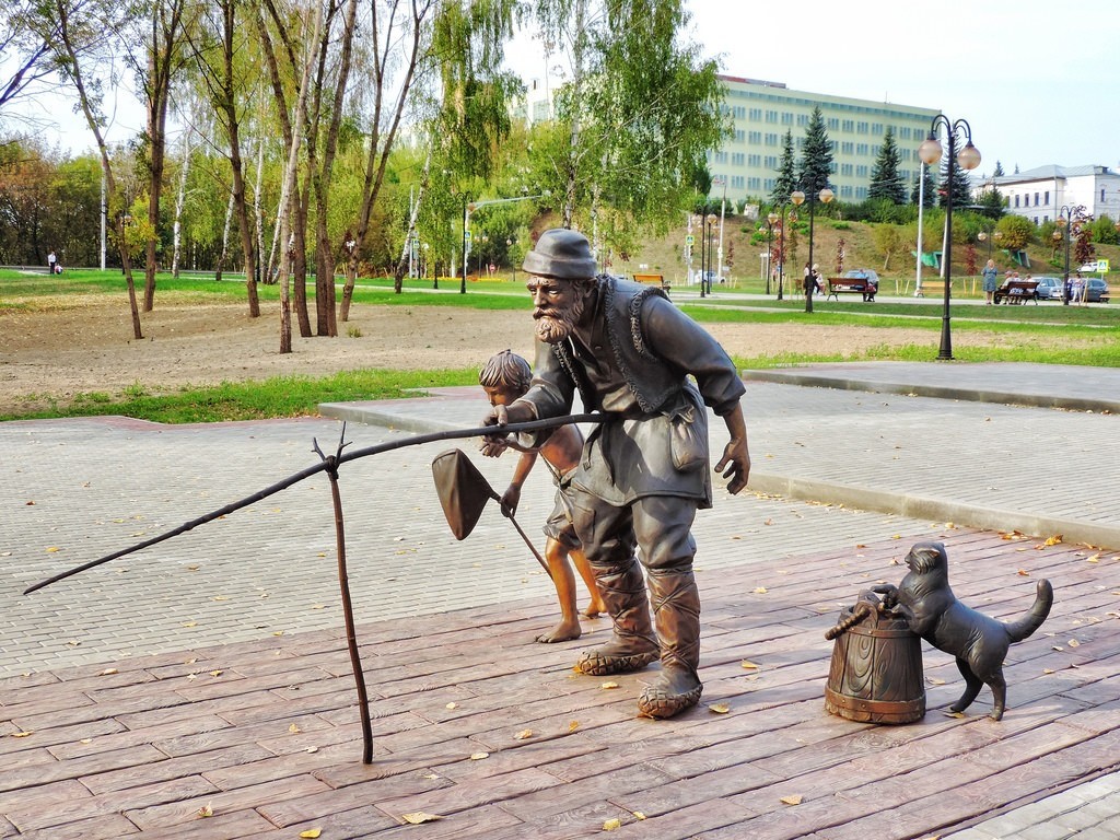 Сквер на улице Тульская