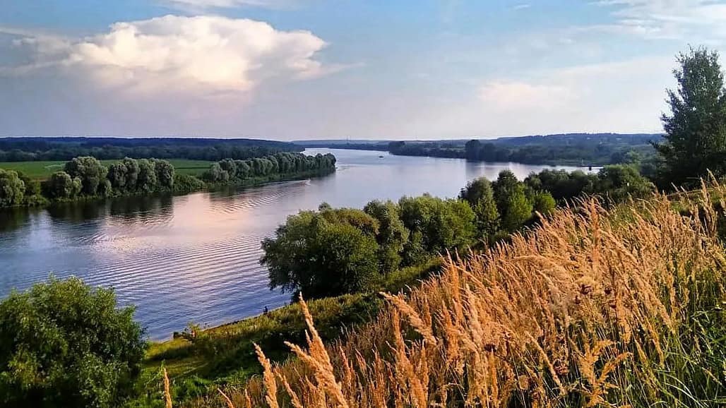 Рыбное место на Оке в Серпухове
